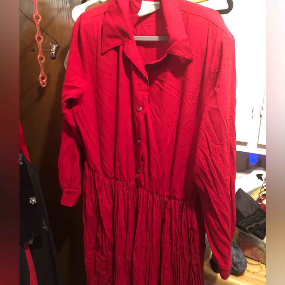 Coldwater Creek Western Crinkle Dress- 696 $35 or $30 w/offer